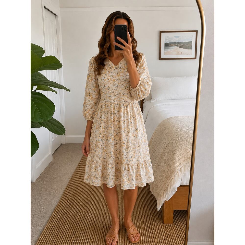 Adina Las Vegas Floral Dress Sz M